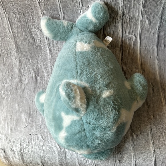 Takashoji Soft Light Blue Dolphin Plush - Picture 2 of 5